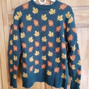 KJP The Big Cozy Fall Leaf Sweater